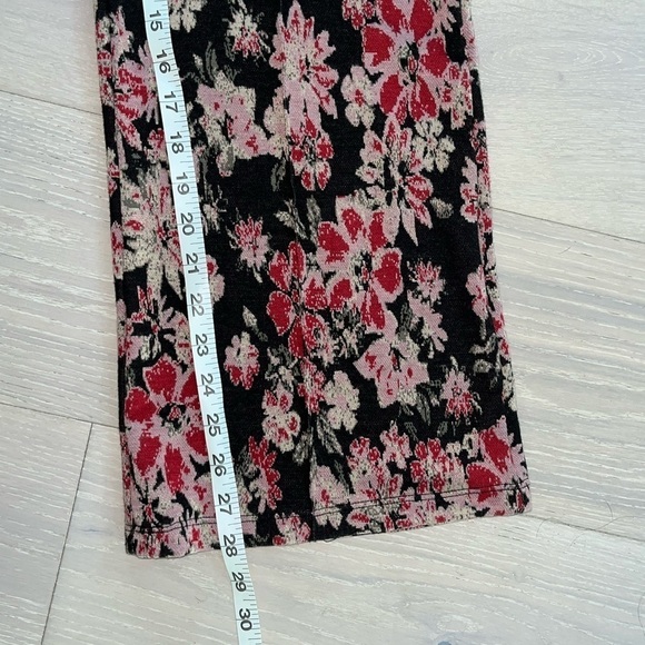 Free People Knit Gabardine Floral Pant Size small S - Picture 6 of 6